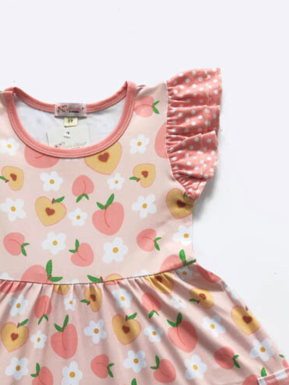 Peach Blossom Dress by Clover Cottage