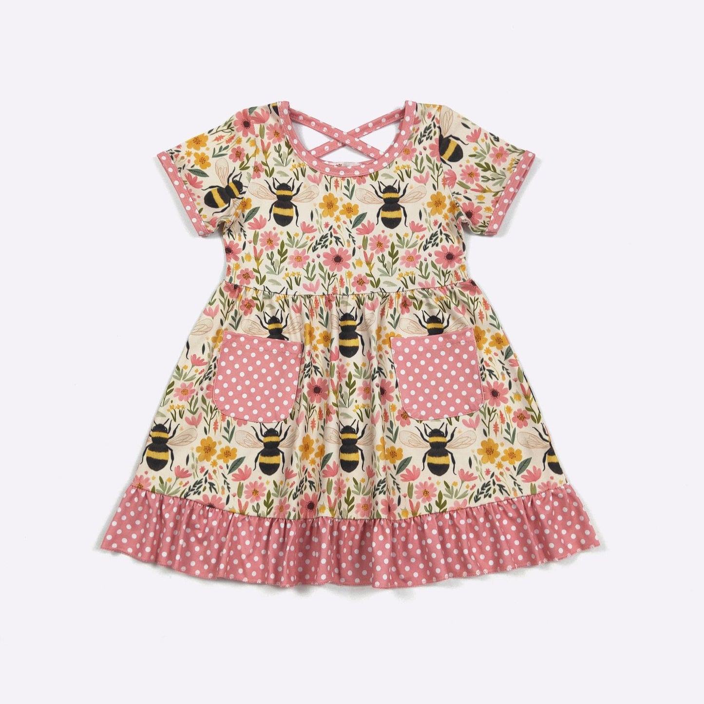 Bee Blooms Dress by Clover Cottage