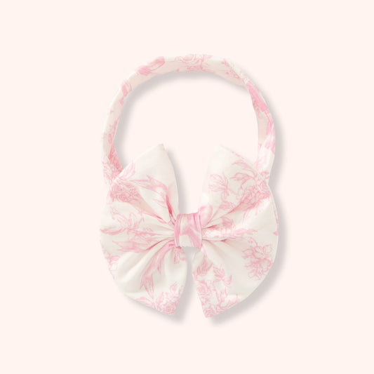 Vintage French Fairytale (Pink) Bow Headband by Pete + Lucy