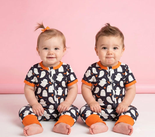 (Preorder) Boo Crew Unisex Infant Romper by Pete + Lucy