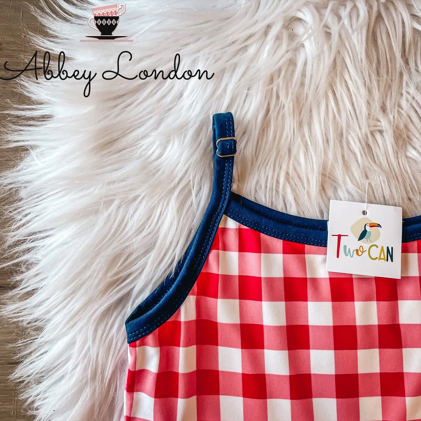 Americana Gingham Dress by TwoCan