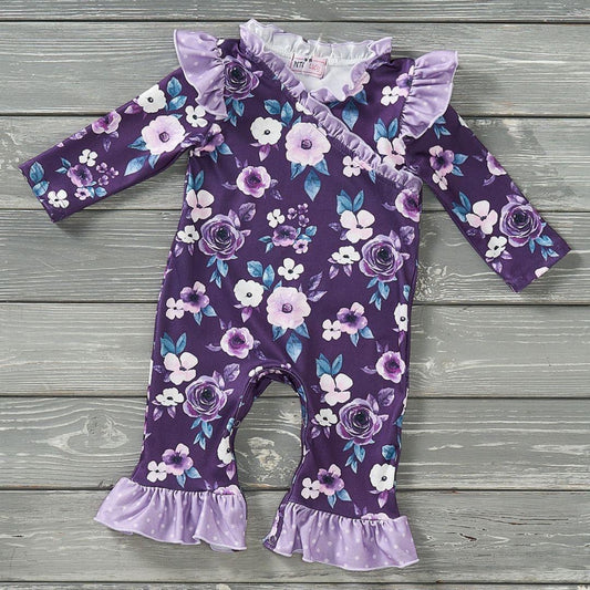 Amethyst Garden Infant Romper by Pete + Lucy