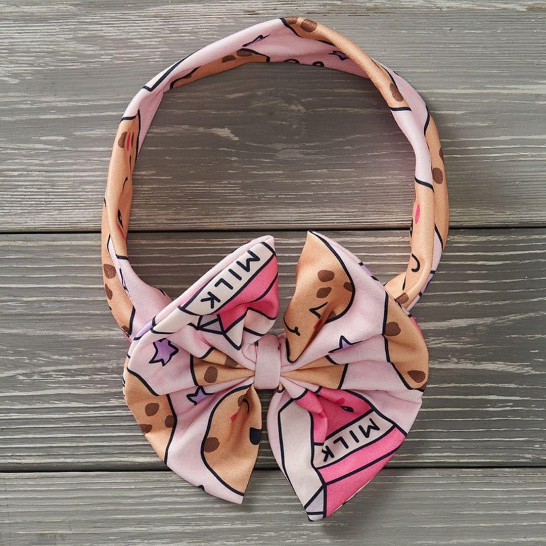 Milk & Cookies Bow Headband by Pete + Lucy