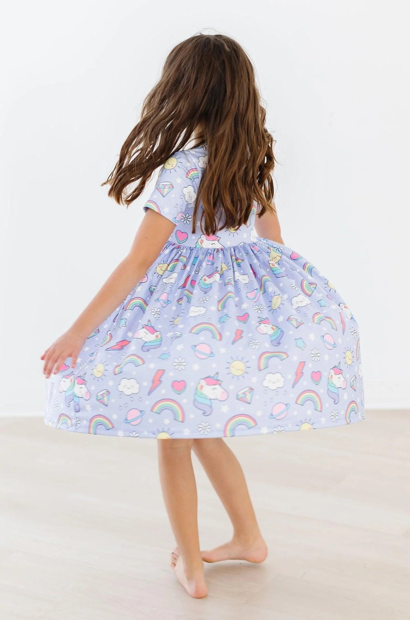 Galactic Unicorns Twirl Dress by Mila & Rose