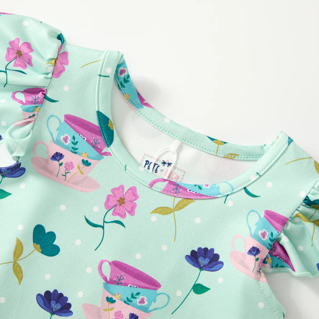 Tea Party Infant Romper by Pete + Lucy