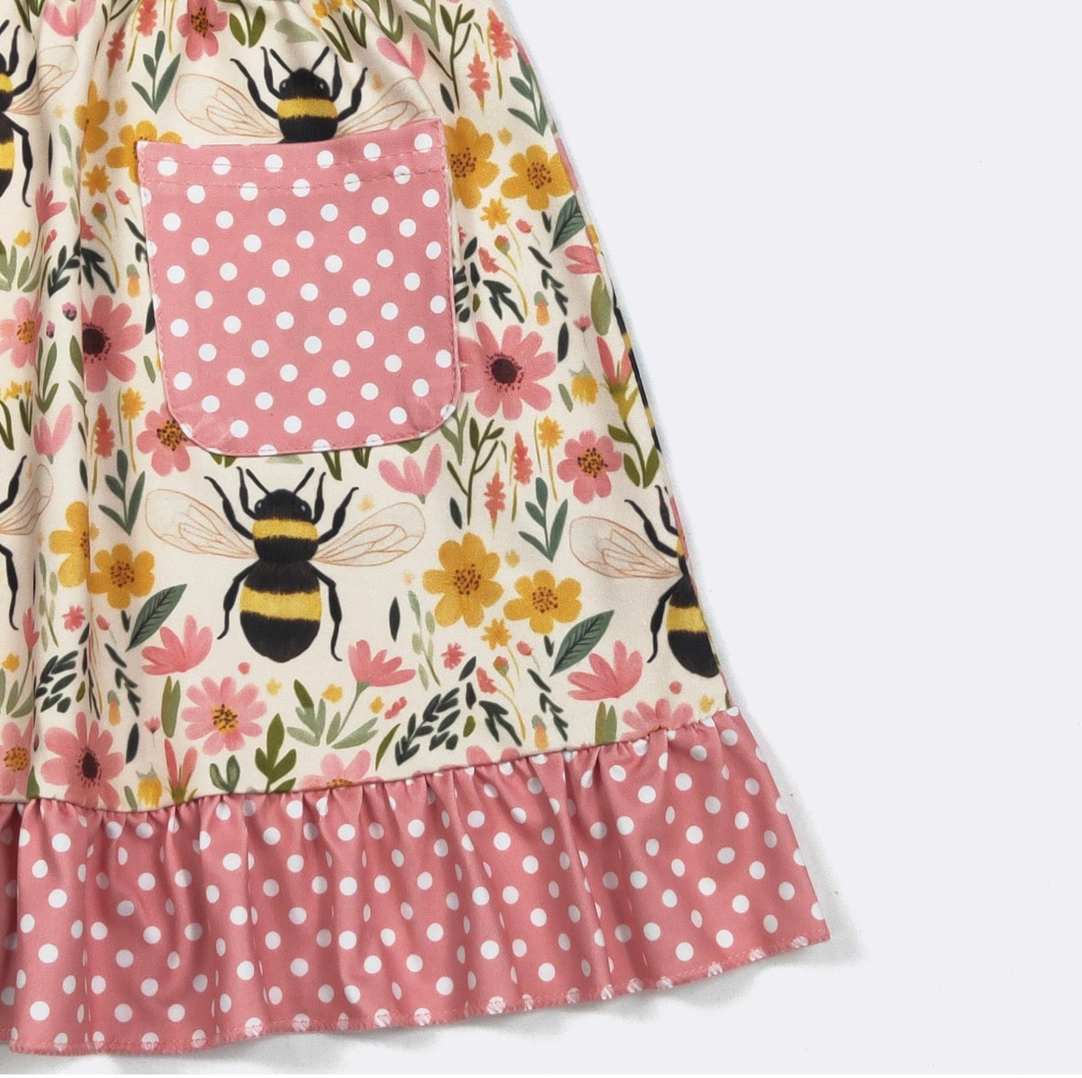 Bee Blooms Dress by Clover Cottage