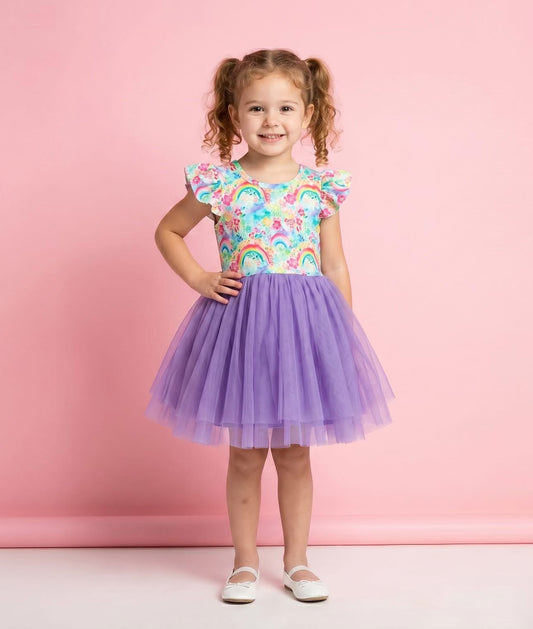 Over the Rainbow Tulle by Pete + Lucy