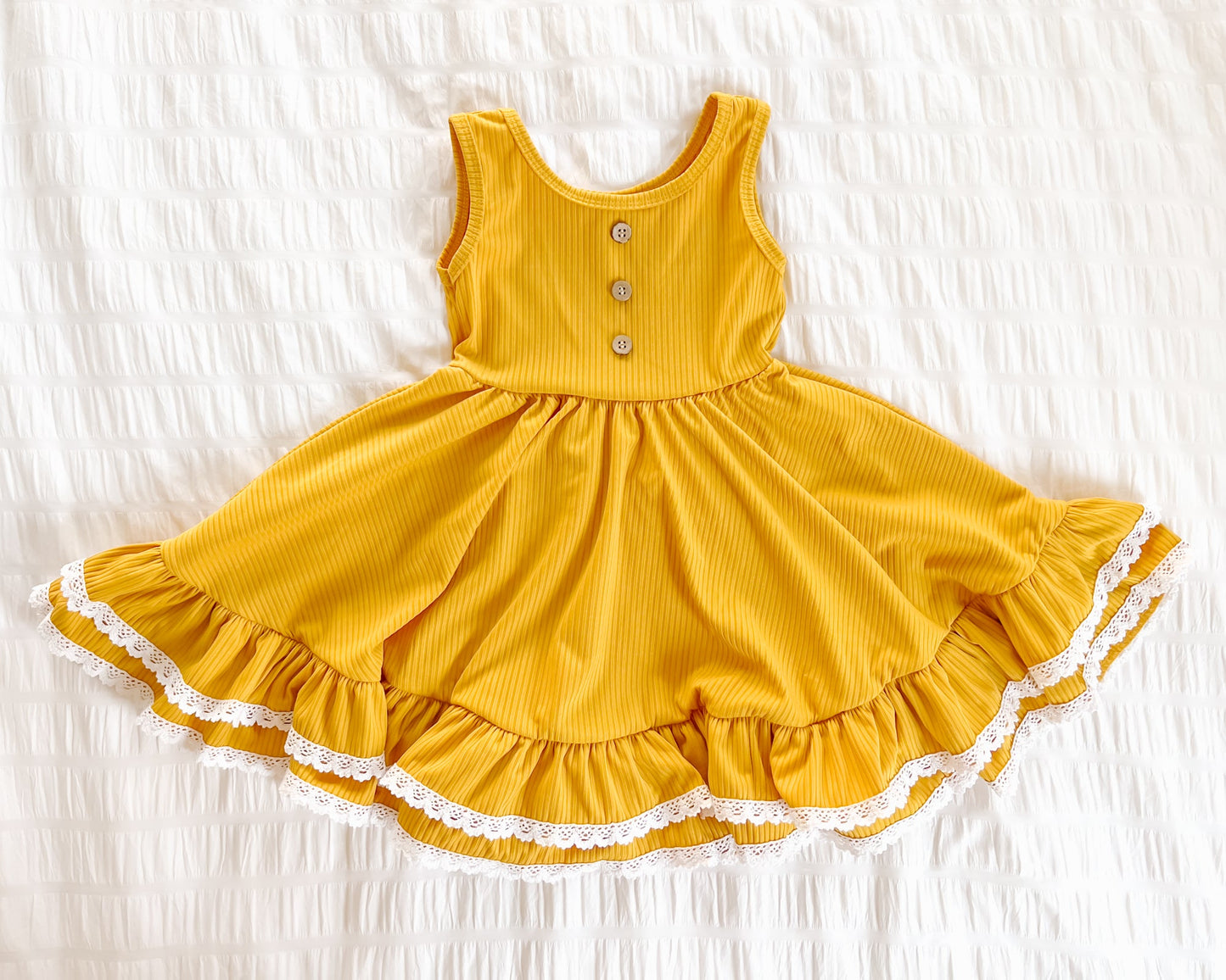 Ribbed Twirl Dress | Dandelion