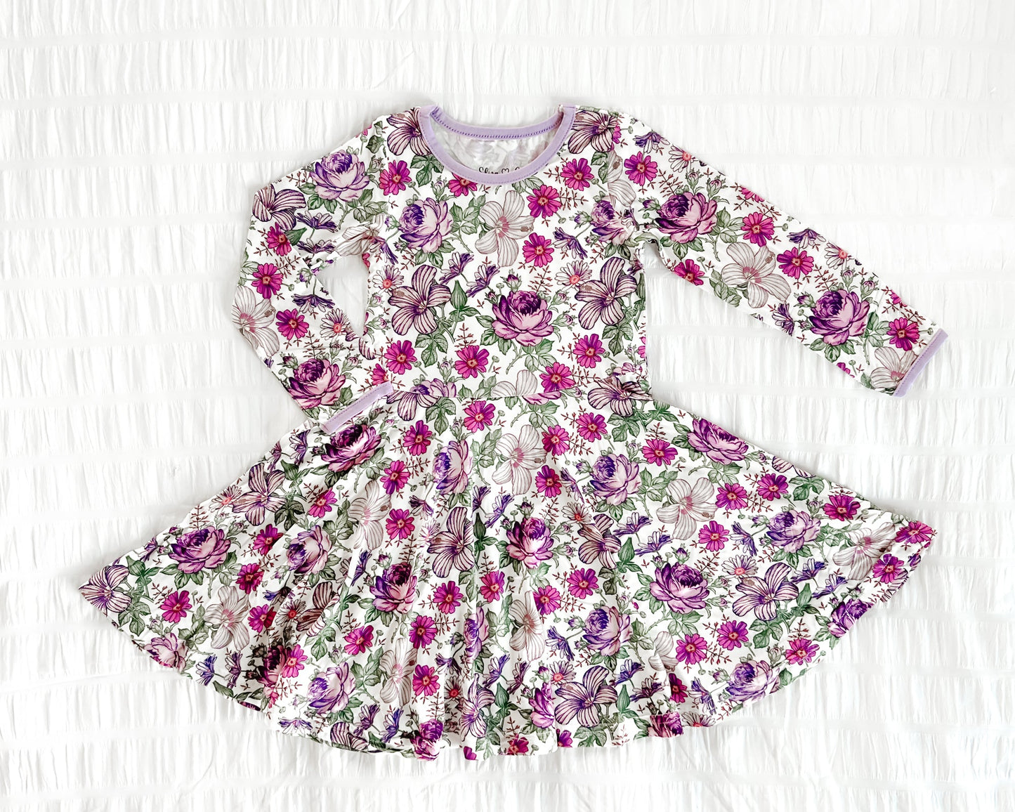 Lounge Twirl Dress | Vintage Violet Floral