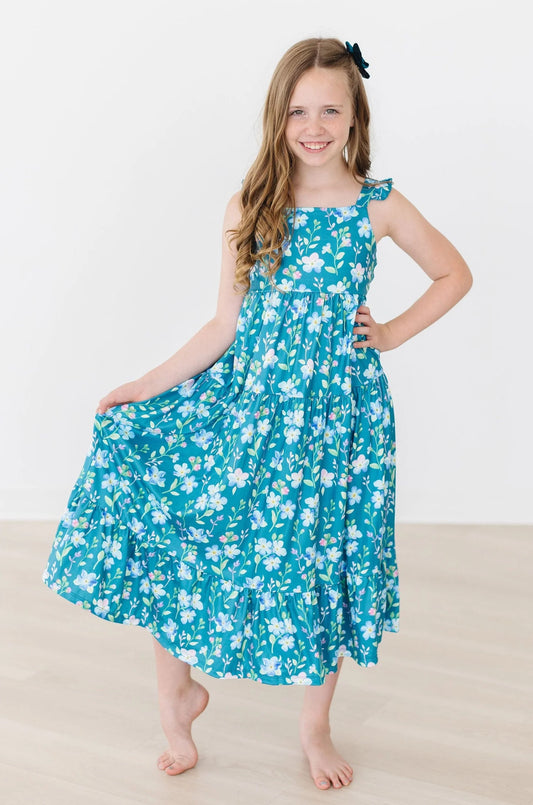 Floral Breeze Ruffle Maxi Dress by Mila & Rose