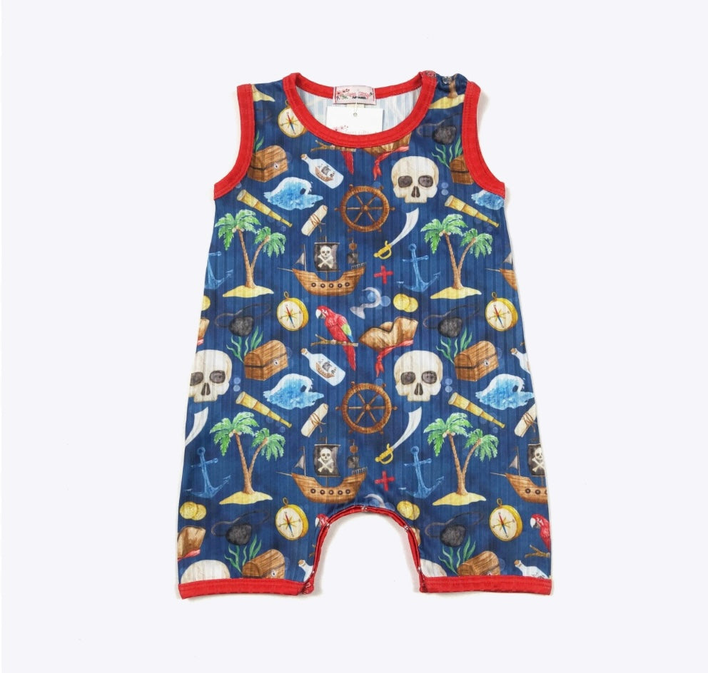 Privateer Infant Romper by Clover Cottage