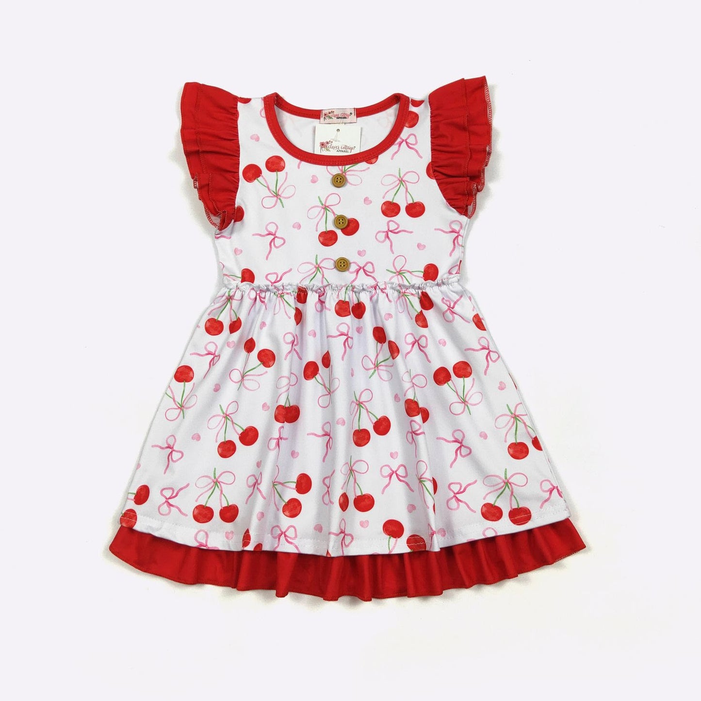 Coquette Cherries Dress by Clover Cottage