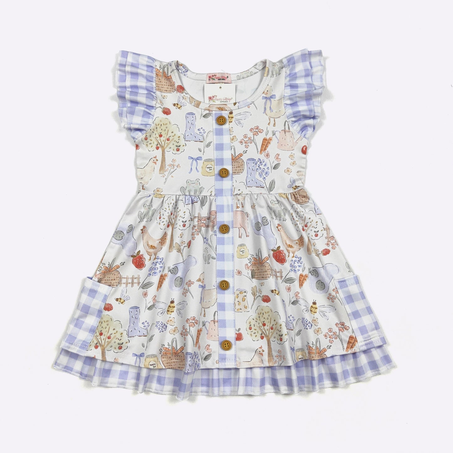 Periwinkle Farm Dress by Clover Cottage