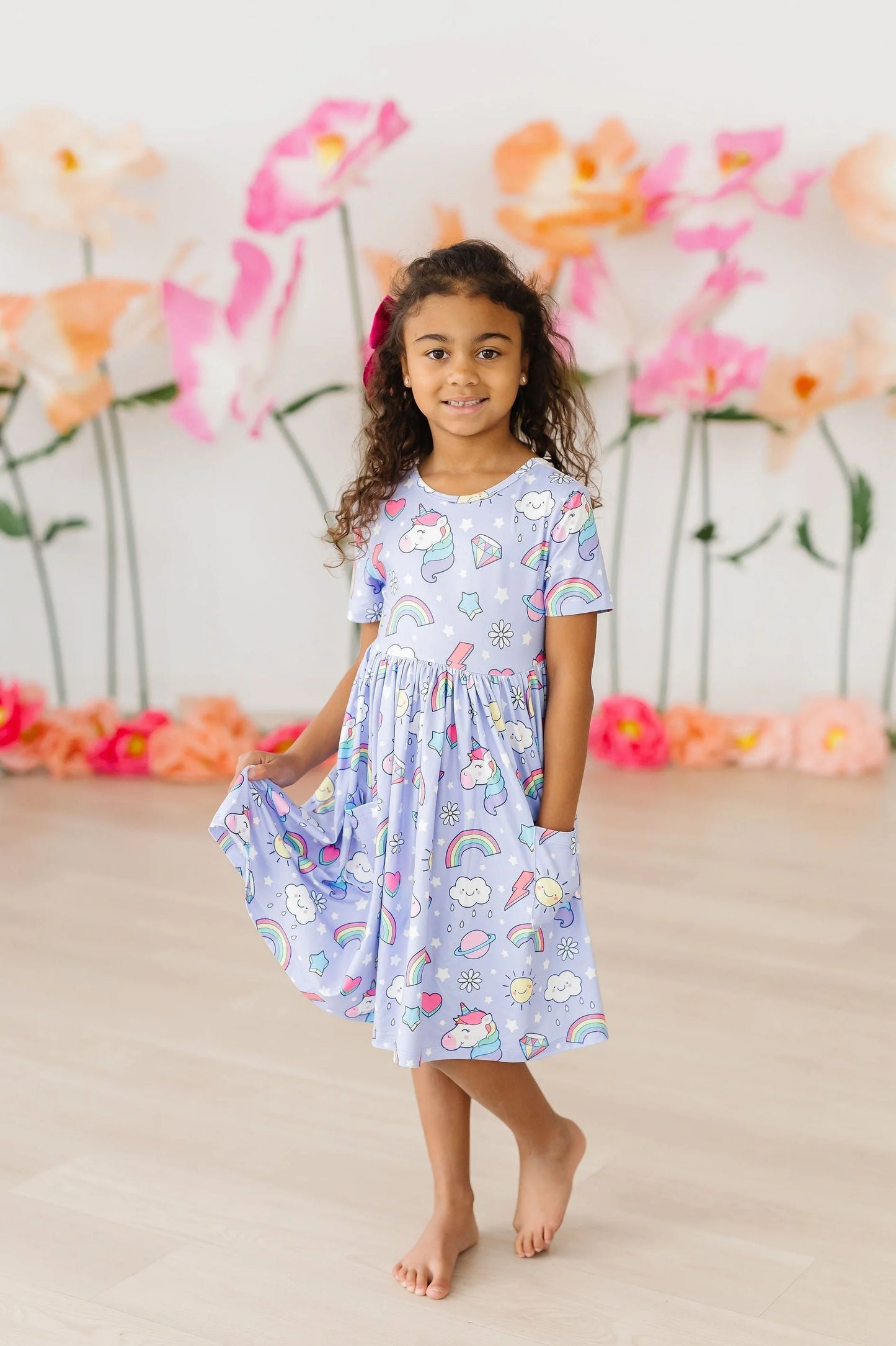 Galactic Unicorns Twirl Dress by Mila & Rose