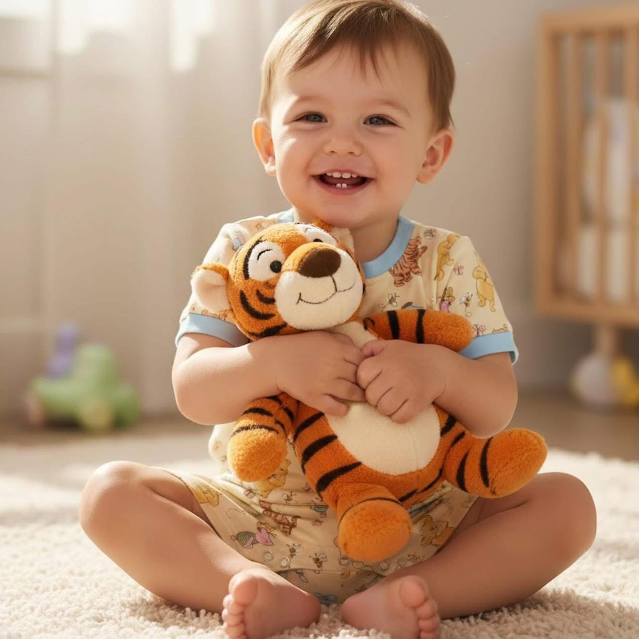 Hunnybees Boy Infant Romper by Pete + Lucy