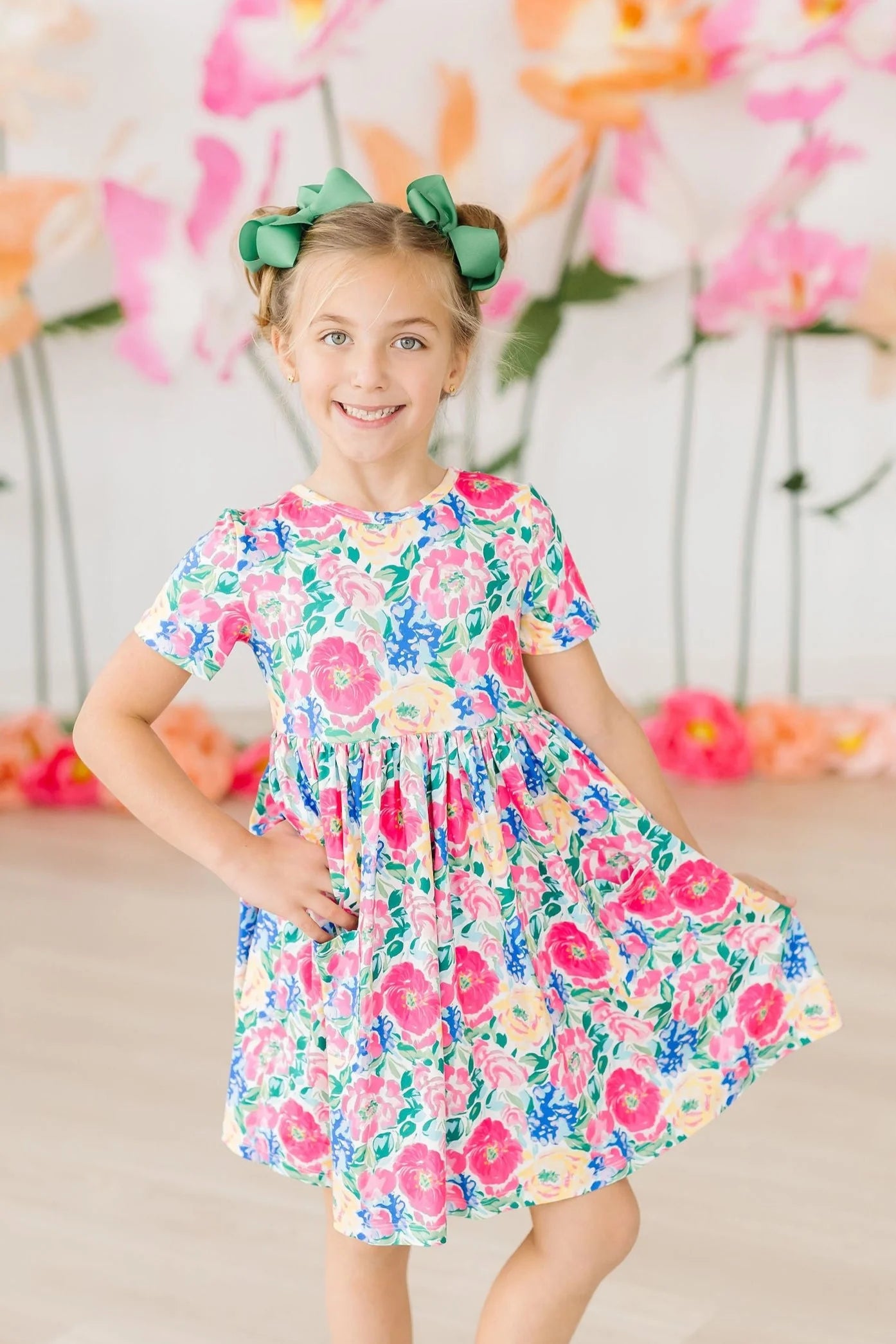 Wildflower Wishes Pocket Twirl Dress by Mila & Rose