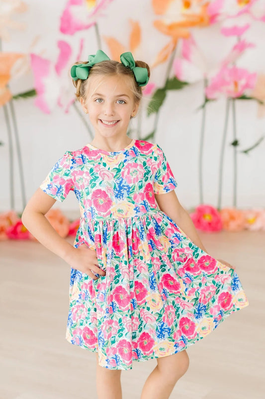 Wildflower Wishes Pocket Twirl Dress by Mila & Rose