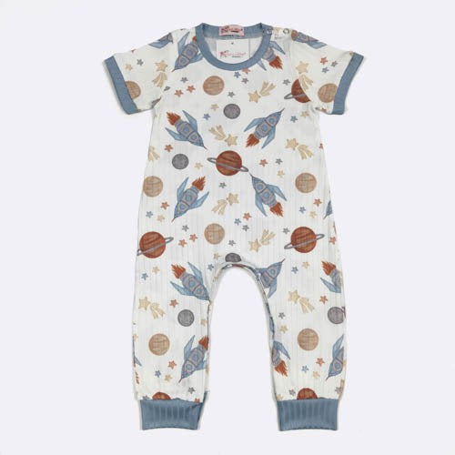 Rocket Boy Infant Romper by Clover Cottage