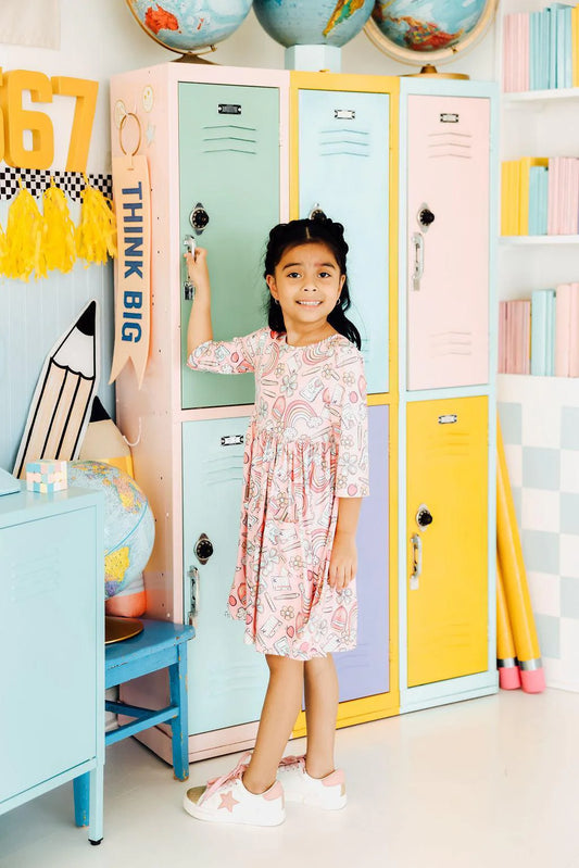 Dream Big Little One Pocket Twirl Dress by Mila & Rose