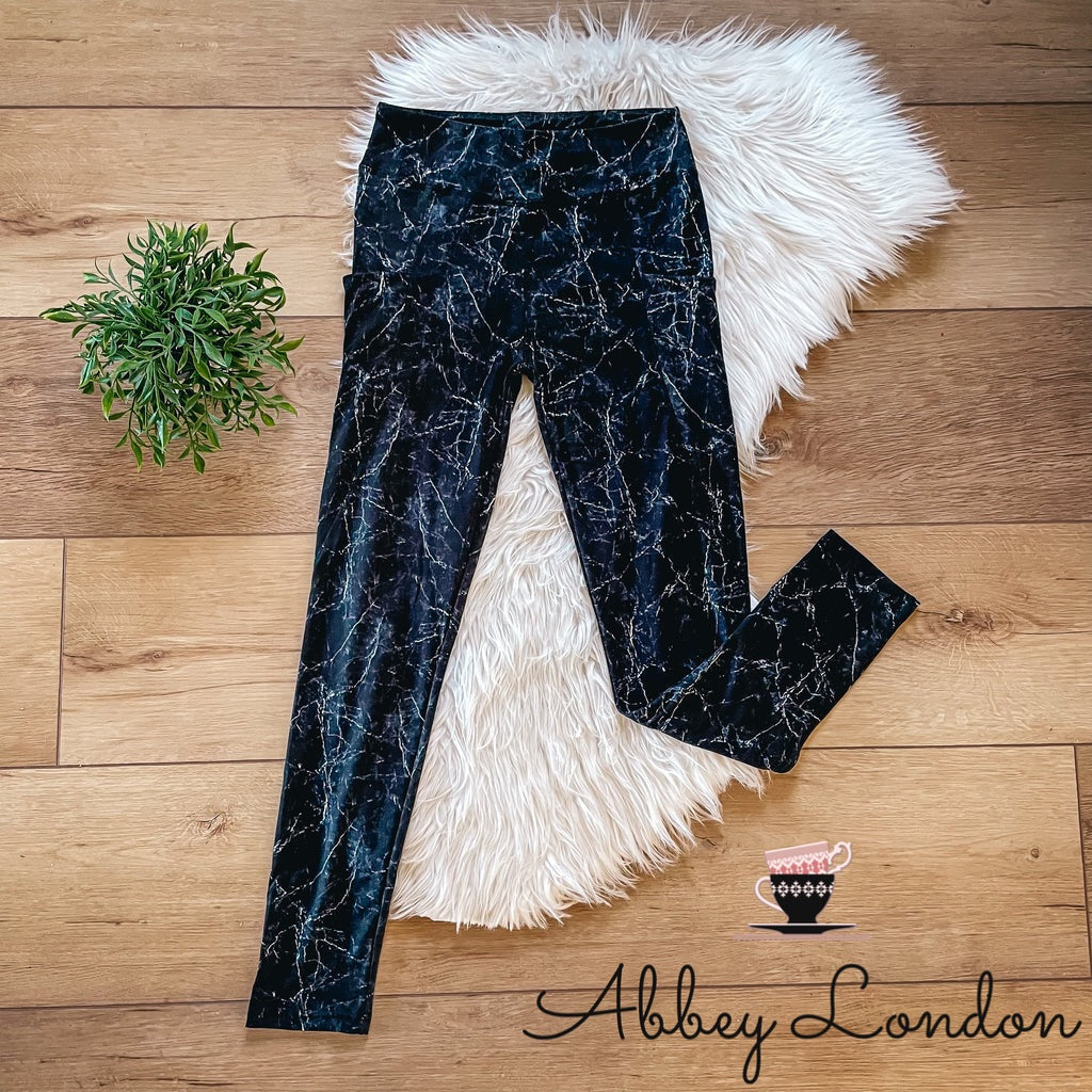 (Marble) Ladies’ Leggings by Addy Cole