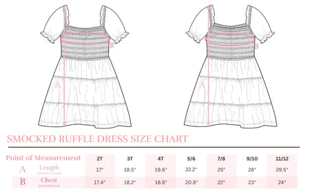 Lovely Lavender Smocked Ruffle Dress by Mila & Rose