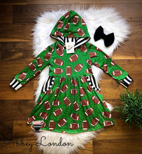 Load image into Gallery viewer, Ready Set Touchdown Hooded Dress by TwoCan
