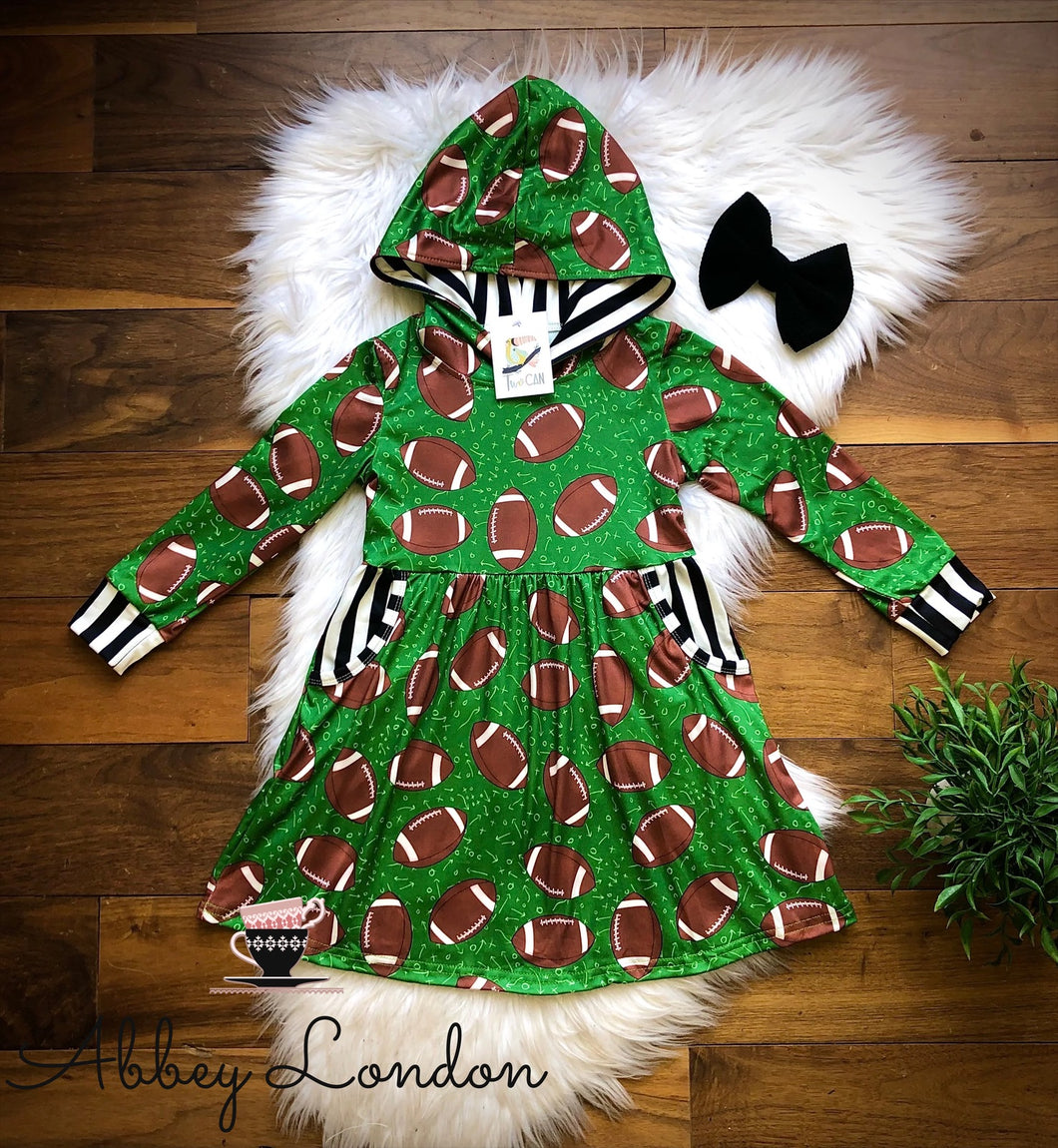 Ready Set Touchdown Hooded Dress by TwoCan