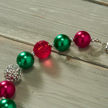 Load image into Gallery viewer, (Preorder) Christmas Family Bubble Gum Necklace by Pete + Lucy
