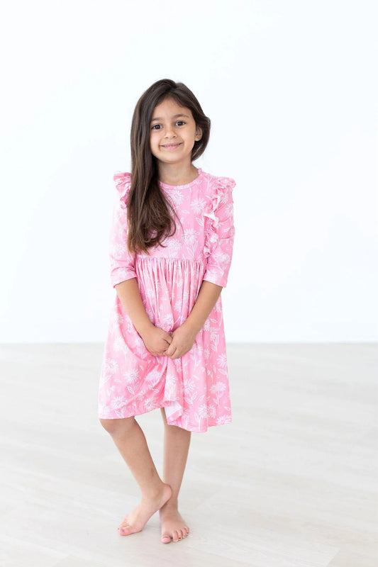 Dahlia Doodles Ruffle Twirl Dress by Mila & Rose