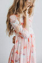 Load image into Gallery viewer, Llama Love 3/4 Sleeve Twirl Dress by Mila &amp; Rose
