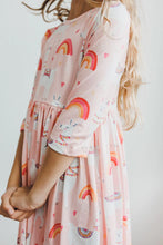 Load image into Gallery viewer, Llama Love 3/4 Sleeve Twirl Dress by Mila &amp; Rose
