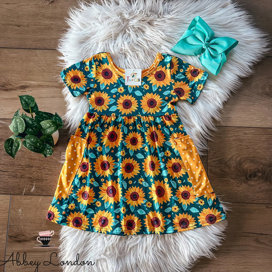 Sunny Flowers Dress by TwoCan