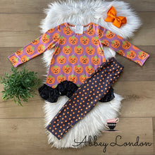 Load image into Gallery viewer, Happy Jack O’Lantern Pant Set by Wellie Kate
