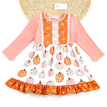 Load image into Gallery viewer, Pumpkin Spice &amp; Everything Nice Dress by Okie &amp; Lou
