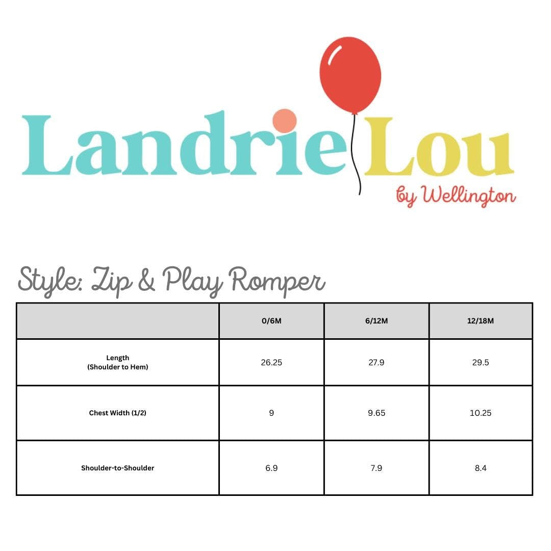 Duck Pond Zip & Play Romper by Landrie Lou