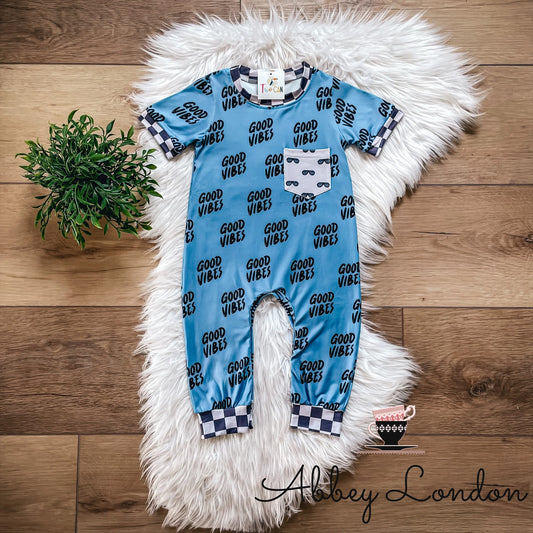Good Vibes Infant Romper by TwoCan