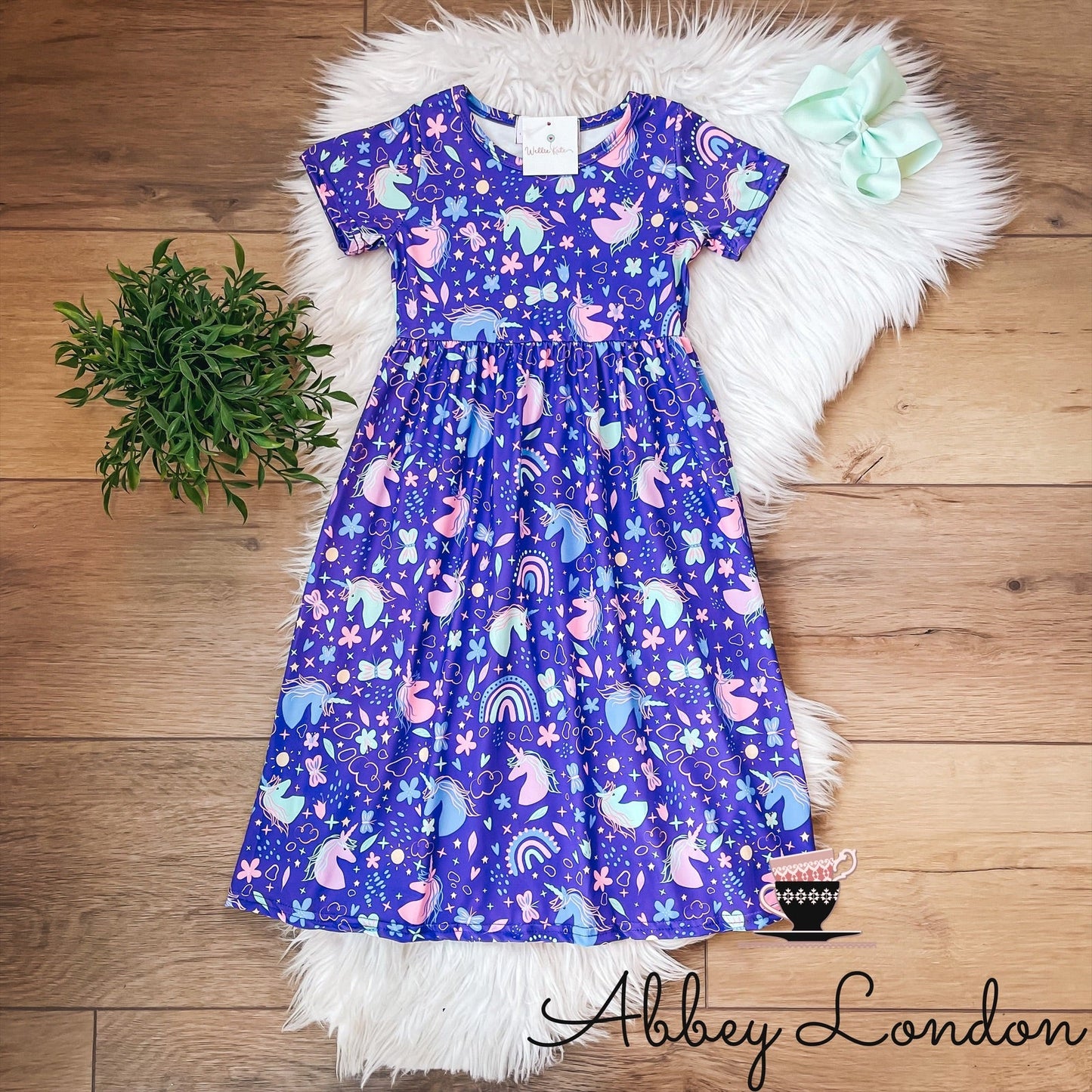 Unicorns Dress by Wellie Kate