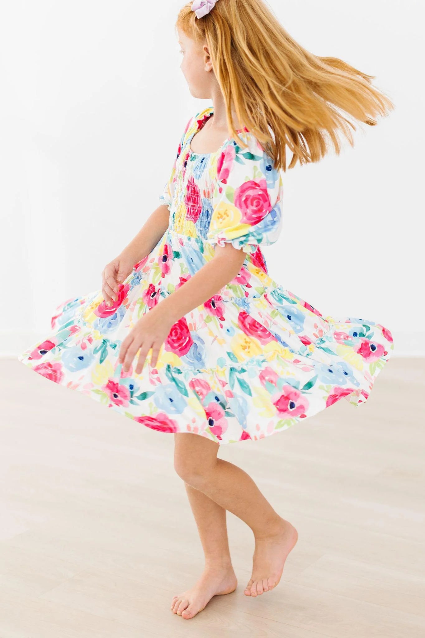 Rosie Smocked Ruffle Dress by Mila & Rose