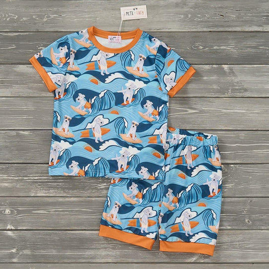 Surf’s Up Pup Loungewear Set by Pete + Lucy