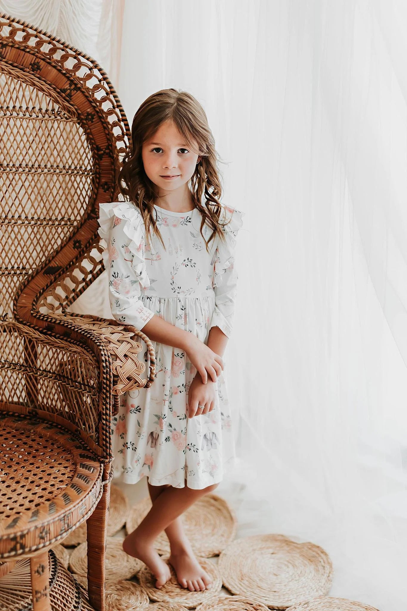 Flower Girl Ruffle Twirl Dress by Mila & Rose