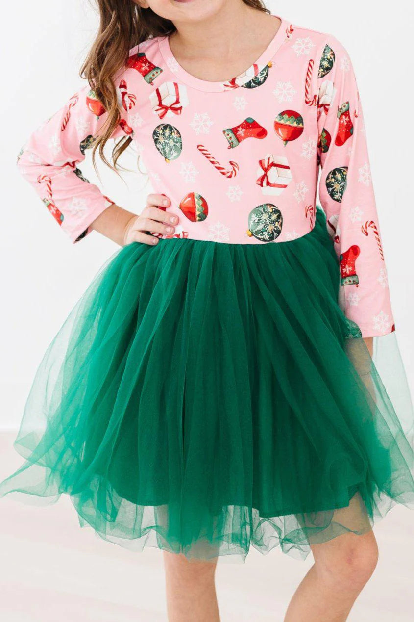 Deck the Halls Tulle Dress by Mila & Rose