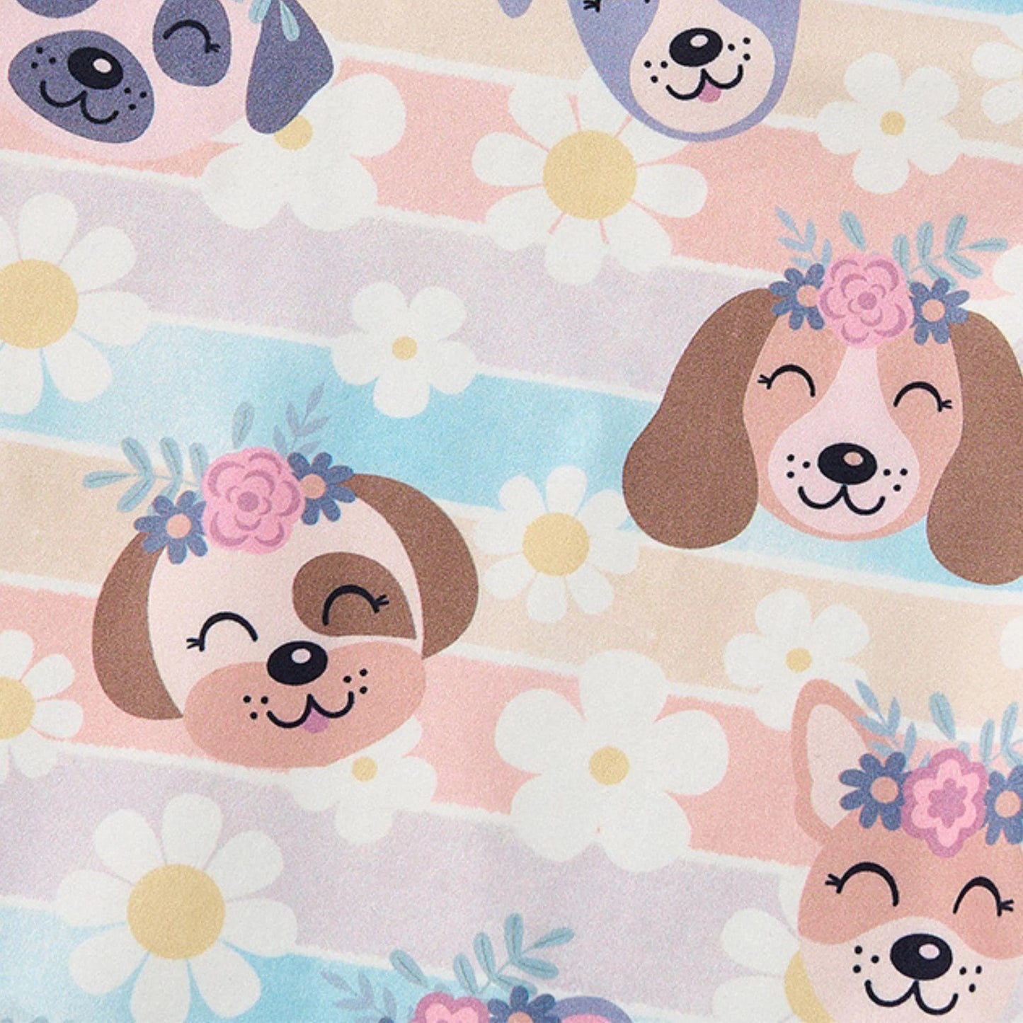(Preorder) Puppy Blossoms Bow Headband by Pete + Lucy