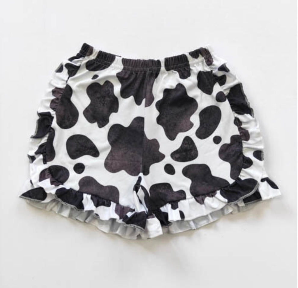 Pink Cow Daisy Short Set by Clover Cottage