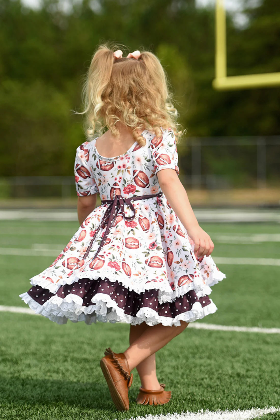 Touchdown Twirl Dress by Eliza Cate