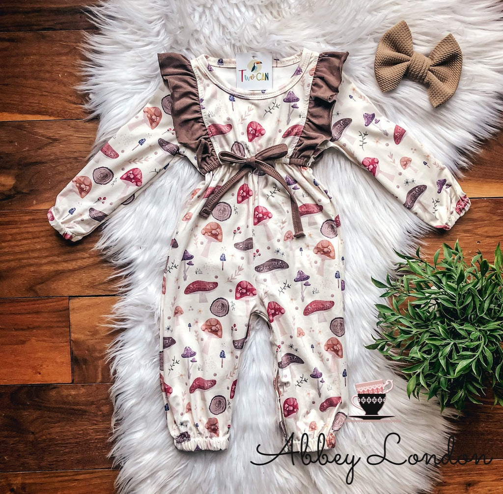 Moody Mushroom Infant Romper by TwoCan