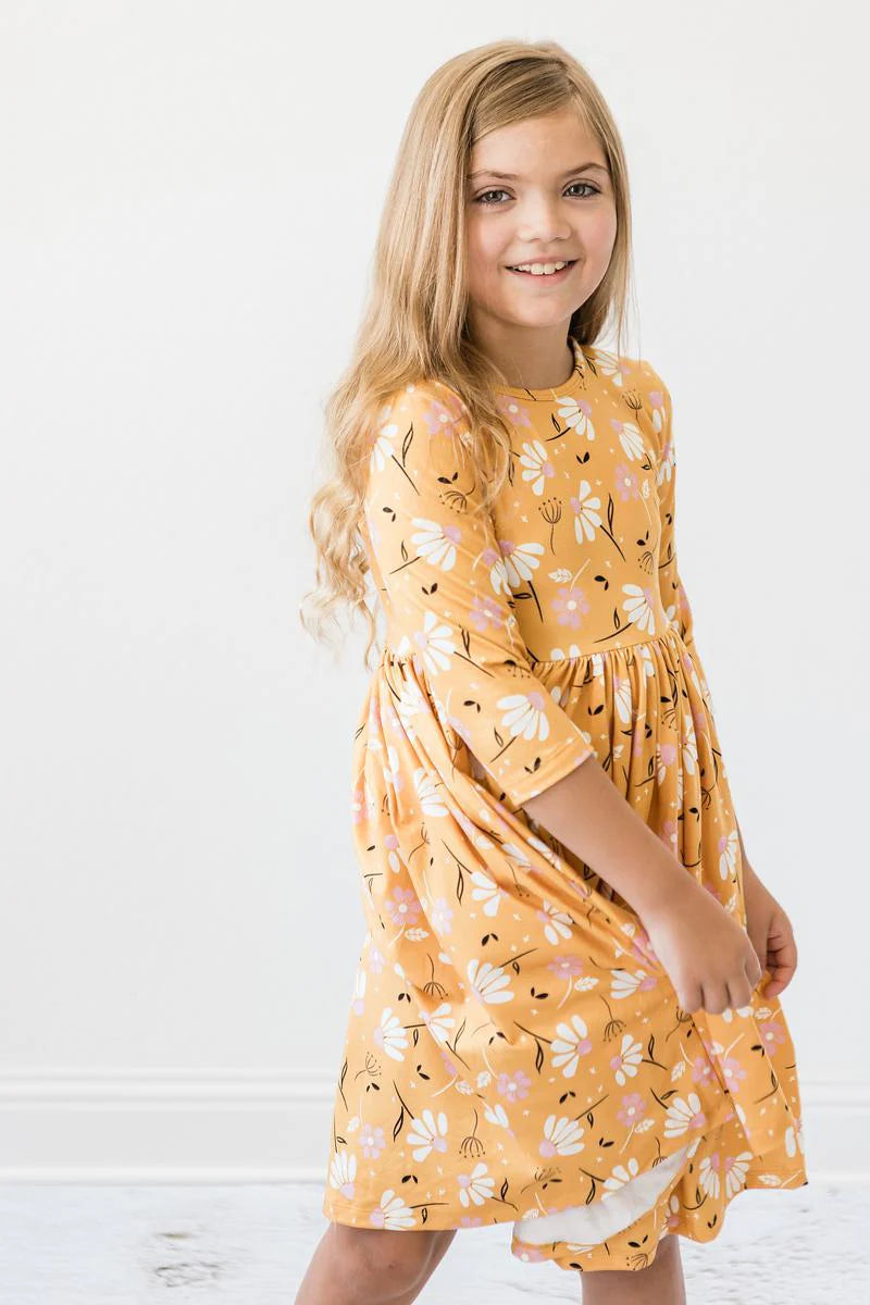 Dandelions in Fall Twirl Dress by Mila & Rose