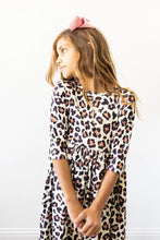 Load image into Gallery viewer, Wild One 3/4 Sleeve Pocket Twirl Dress by Mila &amp; Rose
