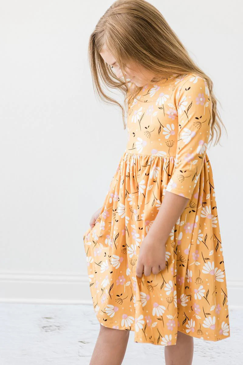 Dandelions in Fall Twirl Dress by Mila & Rose