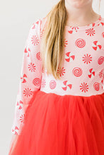 Load image into Gallery viewer, Pink Peppermint Tulle Dress by Mila &amp; Rose
