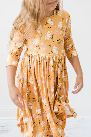 Dandelions in Fall Twirl Dress by Mila & Rose